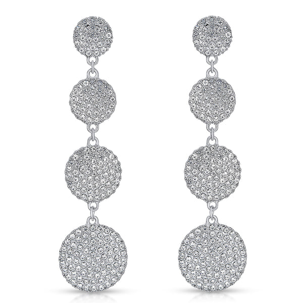 Dangle Blue Glass Ball Hand Earrings | Drop earrings, Crystal ball earrings,  Buy earrings online